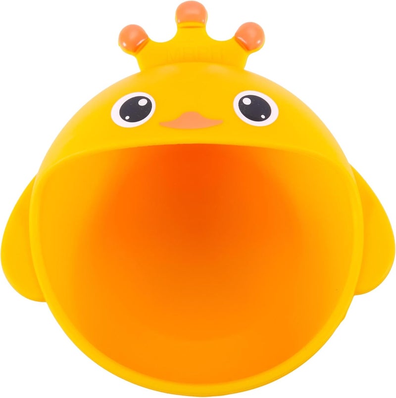 MRPR Quack & Snack Silicone Duck Bowl - Baby & Toddler Suction-Bowl - BPA, Lead, and Phthalate Free, Microwave & Dishwasher safe - Mess-Free Mealtime - Fun & Durable Snack-bowl for Kids - Image 1